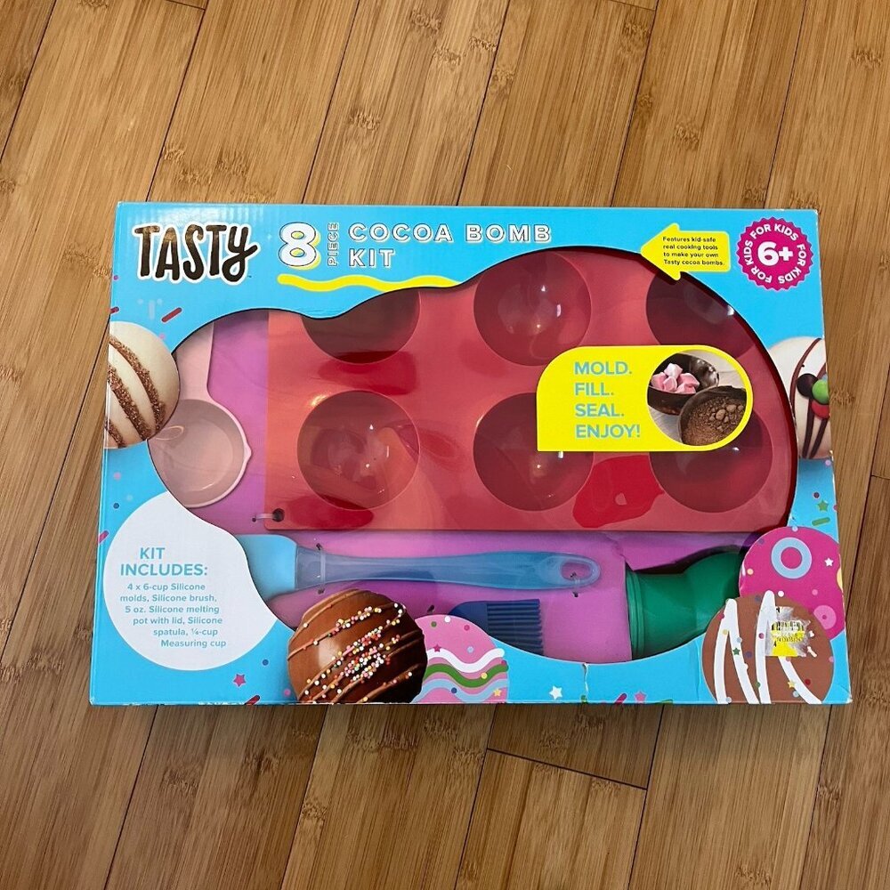 Kits Hot Chocolate Bomb Gift‎ Set Includes Kid Safe Real Cooking Tools Multi